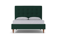 Palmer Drive Upholstered Bed :: Leg Finish: Pecan / Size: California King