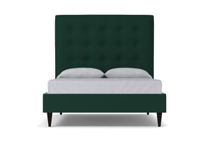 Palmer Upholstered Bed :: Leg Finish: Espresso / Size: Queen Size