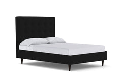 Palmer Drive Upholstered Bed :: Leg Finish: Espresso / Size: Queen