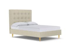 Palmer Drive Upholstered Bed :: Leg Finish: Natural / Size: California King