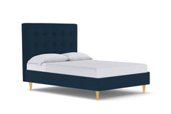Palmer Drive Upholstered Bed :: Leg Finish: Natural / Size: Queen