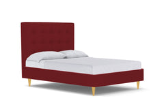 Palmer Drive Upholstered Bed :: Leg Finish: Natural / Size: Full