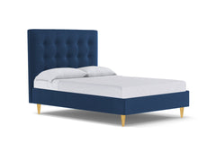 Palmer Drive Upholstered Bed :: Leg Finish: Natural / Size: Queen