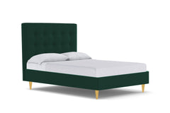 Palmer Drive Upholstered Bed :: Leg Finish: Natural / Size: King