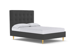 Palmer Drive Upholstered Bed :: Leg Finish: Natural / Size: California King
