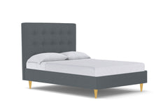 Palmer Drive Upholstered Bed :: Leg Finish: Natural / Size: Full
