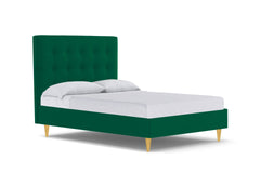 Palmer Drive Upholstered Bed :: Leg Finish: Natural / Size: California King