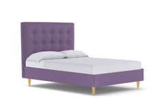 Palmer Drive Upholstered Bed :: Leg Finish: Natural / Size: Queen