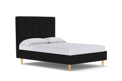 Palmer Drive Upholstered Bed :: Leg Finish: Natural / Size: California King