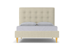 Palmer Drive Upholstered Bed :: Leg Finish: Natural / Size: Queen