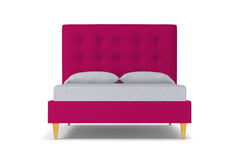 Palmer Drive Upholstered Bed :: Leg Finish: Natural / Size: King