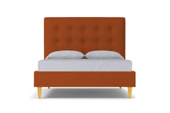 Palmer Drive Upholstered Bed :: Leg Finish: Natural / Size: California King