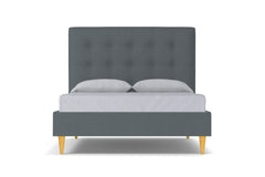 Palmer Drive Upholstered Bed :: Leg Finish: Natural / Size: Queen