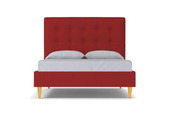 Palmer Drive Upholstered Bed :: Leg Finish: Natural / Size: King
