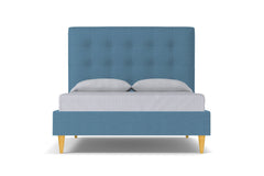 Palmer Drive Upholstered Bed :: Leg Finish: Natural / Size: California King