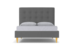 Palmer Drive Upholstered Bed :: Leg Finish: Natural / Size: Queen