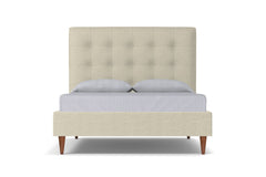 Palmer Drive Upholstered Bed :: Leg Finish: Pecan / Size: Full