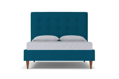 Palmer Drive Upholstered Bed :: Leg Finish: Pecan / Size: Full