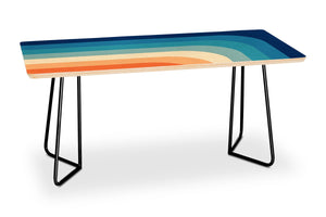 Retro 70s Color Palette Coffee Table by Alisa Galitsyna