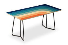 Retro 70s Color Palette Coffee Table by Alisa Galitsyna