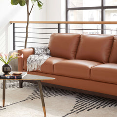 Saddle Brown Leather