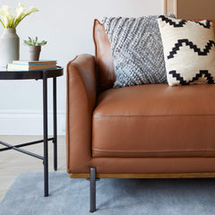 Saddle Brown Leather