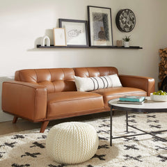 Saddle Brown Leather