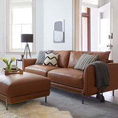 Saddle Brown Leather