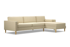 Samson 2pc Sectional Sofa :: Leg Finish: Natural / Configuration: RAF - Chaise on the Right