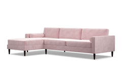 Samson 2pc Sectional Sofa :: Leg Finish: Espresso / Configuration: LAF - Chaise on the Left