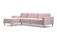 Samson 2pc Sectional Sofa :: Leg Finish: Natural / Configuration: LAF - Chaise on the Left