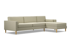 Samson 2pc Sectional Sofa :: Leg Finish: Natural / Configuration: RAF - Chaise on the Right
