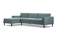 Samson 2pc Sectional Sofa :: Leg Finish: Espresso / Configuration: LAF - Chaise on the Left