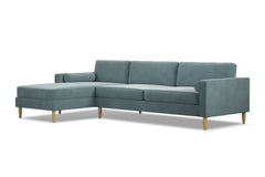 Samson 2pc Sectional Sofa :: Leg Finish: Natural / Configuration: LAF - Chaise on the Left