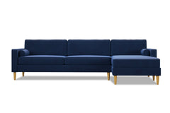 Samson 2pc Sectional Sofa :: Leg Finish: Natural / Configuration: RAF - Chaise on the Right