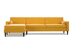 Samson 2pc Sectional Sofa :: Leg Finish: Espresso / Configuration: LAF - Chaise on the Left