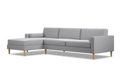 Samson 2pc Sectional Sofa :: Leg Finish: Natural / Configuration: LAF - Chaise on the Left