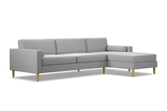 Samson 2pc Sectional Sofa :: Leg Finish: Natural / Configuration: RAF - Chaise on the Right