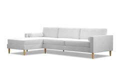 Samson 2pc Sectional Sofa :: Leg Finish: Natural / Configuration: LAF - Chaise on the Left