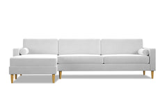 Samson 2pc Sectional Sofa :: Leg Finish: Natural / Configuration: LAF - Chaise on the Left