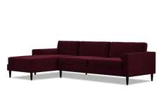 Samson 2pc Sectional Sofa :: Leg Finish: Espresso / Configuration: LAF - Chaise on the Left