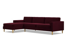 Samson 2pc Sectional Sofa :: Leg Finish: Natural / Configuration: LAF - Chaise on the Left
