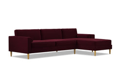 Samson 2pc Sectional Sofa :: Leg Finish: Natural / Configuration: RAF - Chaise on the Right