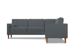 Samson 2pc L-Sectional Sofa :: Leg Finish: Pecan