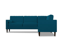 Samson 2pc L-Sectional Sofa :: Leg Finish: Pecan