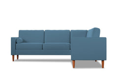 Samson 2pc L-Sectional Sofa :: Leg Finish: Pecan
