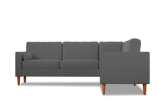 Samson 2pc L-Sectional Sofa :: Leg Finish: Pecan