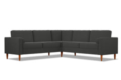 Samson 2pc L-Sectional Sofa :: Leg Finish: Pecan