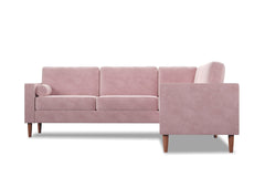 Samson 2pc L-Sectional Sofa :: Leg Finish: Pecan