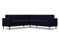 Samson 2pc L-Sectional Sofa :: Leg Finish: Pecan